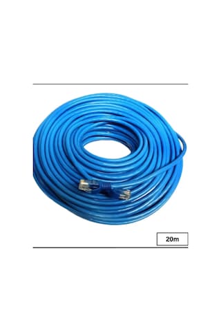 Yıwushı Fabrikasyon Jelatinli Cat6 İnternet Ethernet Rj45 Lan İnternet Kablosu, 20 Metre