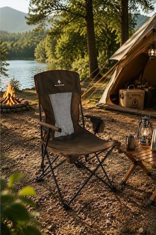 Baycamp Side Katlanır Kamp Sandalyesi Haki - Kahverengi