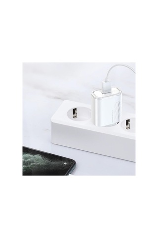 Kuulaa Usb Qc3.0 18w Hızlı Şarj Cihazı Şarj Aleti Al-33402,beyaz