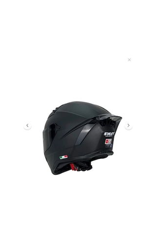 Sway Sw 869 Full Face Kask Camlı Mat Siyah