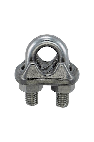 Çelik Halat Klemens 6 Mm 10 Adet Çelik Halat Klemens 6 Mm 10 Adet