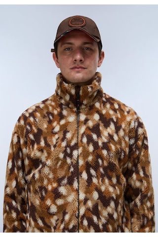 Napapijri T-fleece Fz Erkek Polar-33981 Kahverengi