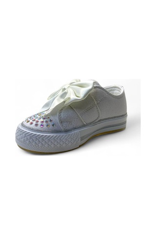 Tuğba Ortopedi 1210 Kız Çocuk Okul Öncesi Kurdele Işıklı Sneaker Sedef