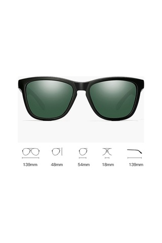 Cbtx Unisex Güneş Gözlüğü Mat Siyah + G15 Yeşil