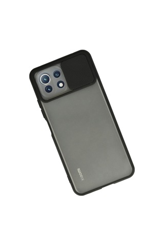 Newface Xiaomi Mi 11 Lite Kılıf Palm Buzlu Kamera Sürgülü Sil M239