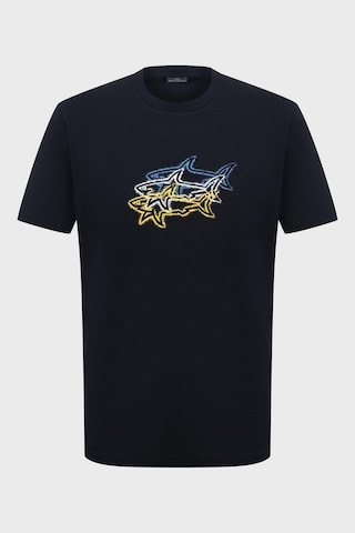 Paul & Shark Erkek T Shirt 24411041 013 Lacivert Lacivert