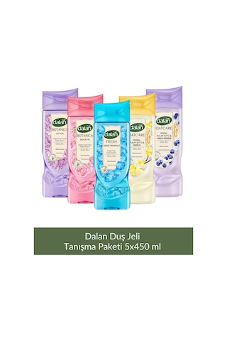Dalan Duş Jeli Tanışma Paketi 5 X 450 Ml Karışık Meyve