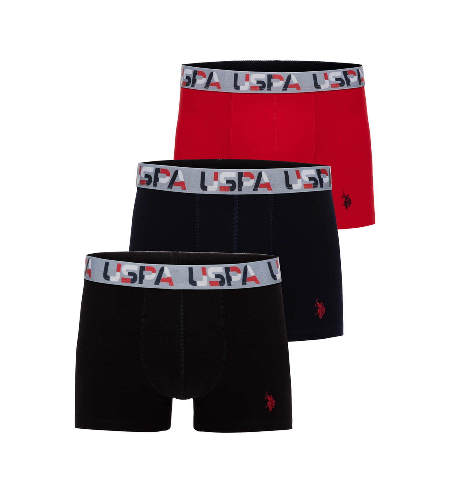 U.S. Polo Assn. Erkek 3'lü Boxer Takımı 50318652-VR033