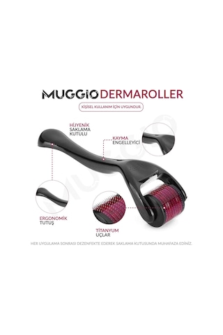 Muggio Titanyum Uçlu Dermaroller 1 MM