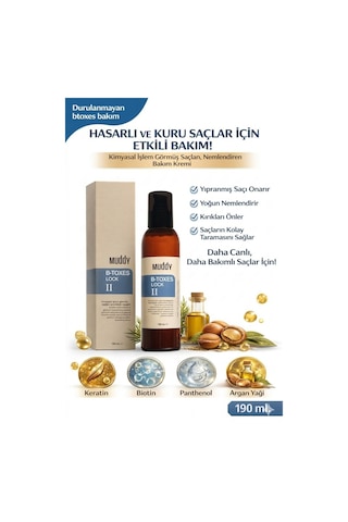 Muddy B-Toxes Lock II Durulanmayan Saç Bakım Sütü 190 ML