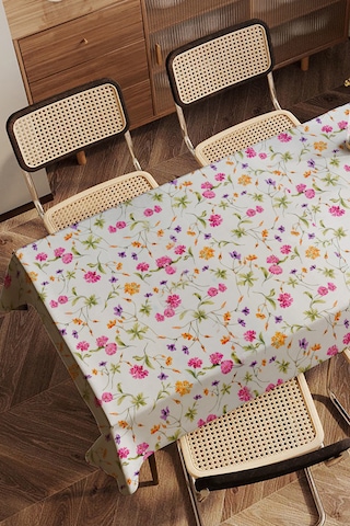Loom & Laurel Baskılı Yıkanabilir Masa Örtüsü Mutfak Bahçe Piknik Örtüsü