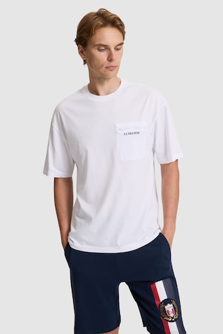 U.s. Polo Assn. Erkek Beyaz Tişört 50326949-vr013