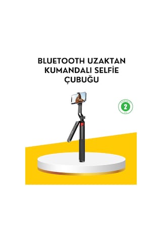 Tripodlu Selfie Çubuğu Uzaktan Kumandalı Yayın