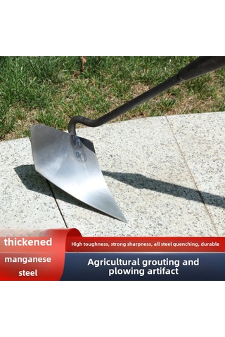 Kosona Çelik Üçgen Çapa - Toprak Gevşetme, Sulama Kanalı Açma, Tohum Ekimi İçin Dayanıklı Tarım Aracı 1 Adet