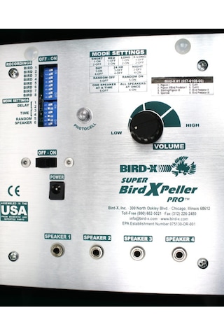 Super Bird-X Peller Pro Sonik Kuş Kovucu Cihaz 25.000 m2 Etkili