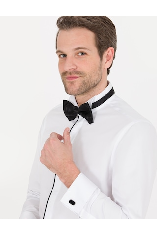 Pierre Cardin Erkek Beyaz Smokin Gömlek 50256438-vr013 Beyaz