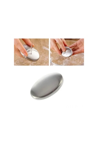 Vkemall Inox Çelik El Sabunu - Açık Kokuları Sarimsak, Soğan, Balık Etkili Olarak Temizleyen, Kompakt Ve Dayanıklı Mutfak/banyo Aleti