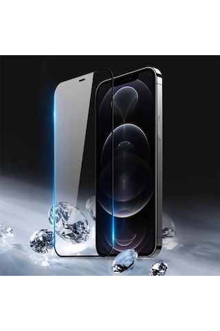 Dux Ducis İphone 12 Pro Max 6.7inç Tempered Cam Ekran Koruyucu 10d Full Kaplama- 5775