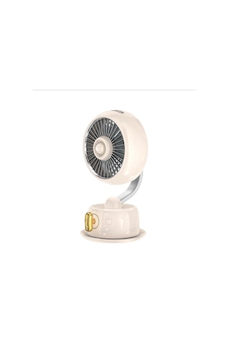 Go Des Gd-hs63 Otomatik Salınımlı Gece Lambalı Sessiz Soğutucu Masa Fanı Bej