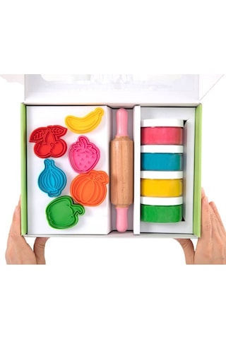 Childgen Doğal Oyun Hamuru Premium Set Meyveler Ve Sebzeler