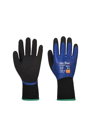 Ap01 - Thermo Pro Soğuk Eldiveni Mavi/siyah