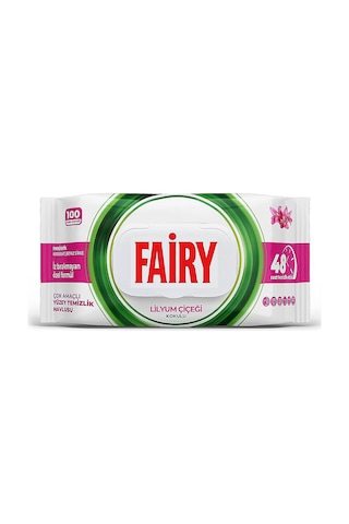 Fairy Yüzey Temizlik Havlusu 100 Lü Lilyum Çiçeği X 2 Adet Beyaz