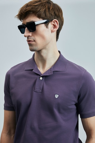 Lufian Erkek Laon Smart Polo T-shirt 111040206 Mürdüm Çok Renkli