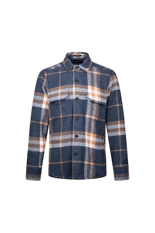 Hatemoğlu Lacivert Regular Fit Shacket Uzun Kol Pamuklu Kareli Gömlek 24d190000050 784 1852639 Lacivert