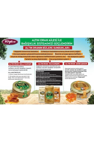 Tuğba Kuruyemiş Altın Oran Bal Karışımı 213 Gr