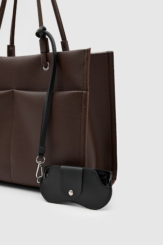 Shule Bags Madison Gözlük Kılıflı Omuz Çantası Acı Kahve Kahverengi