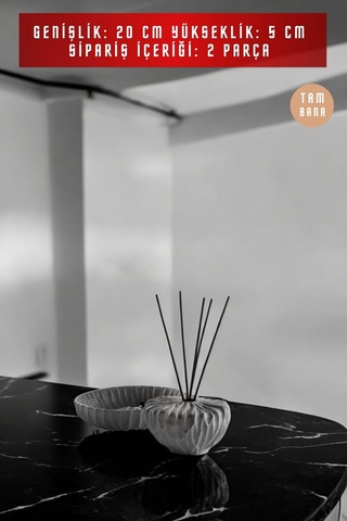 Beyaz Dekoratif Vazo Seti Obje Ev Dekorasyon Masa Üstü Dekor Vazo Seti Model 1012 Gri Gri