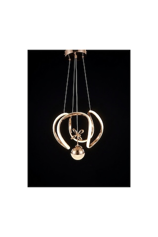 H-acraft Modern Sarkıt Toplu Kelebekli Gold Led Avize Altın H-acraft Modern Sarkıt Toplu Kelebekli Gold Led Avize Altın