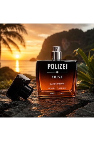 Polizei Prive Erkek Parfüm 50 Ml Edp Kalıcı Maskülen Amber Odunsu Koku Diğer