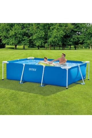 Intex Easy Dikdörtgen Prefabrik Aile Havuzu 260x160x65 Ih28271
