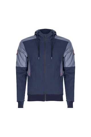 Exuma Erkek Lacivert H Sweat Jacket M Navy 1011006-410 Siyah