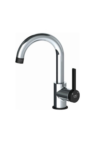 Gpd Gildo Mtl165-K-S Tek Gövde Lavabo Bataryası Krom - Siyah