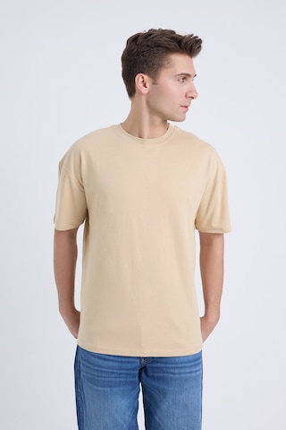 Velvoria Unisex Oversize Basic 3'lü Siyah Beyaz Bej Renk T-shirt Çok Renkli1