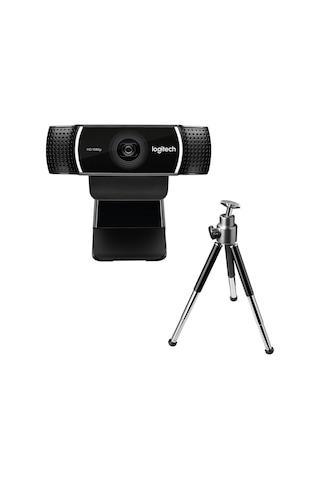 Logıtech 960-001088, C922, Pro Strem 1080p/30 Fps, Otomatik Işık Düzeltimi, Dahili Çift Mikrofonlu, Full Hd, Webcam