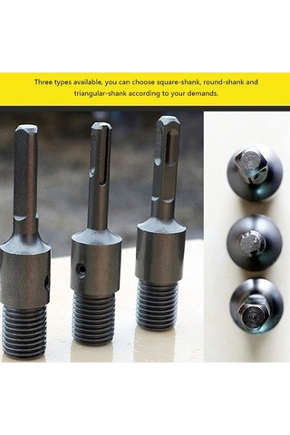 Pazly 65mn Çelik Kuru/ıslak Kullanım Çekiç Ucu - Yuvarlak/kare/üçgen Uçlu - Evrensel 22mm Diş Boyutu, Kolay Kurulum