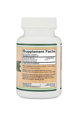 Sulforophane Broccoli Seed Extract 20 Mg 120 Capsules