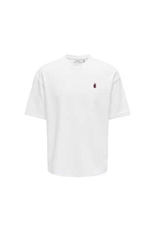 Only & Sons Onscaspıan Aırflex Ss Reg Emb Tee Bright White Diğer