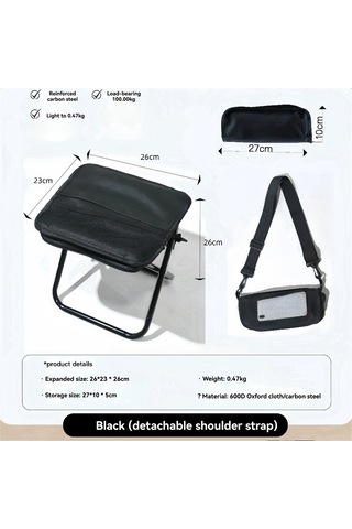 Moveevo Dış Mekan Taşınabilir Çıkırgan Sandalye, X-şekilli Dayanaklı, 150kg Yük Kapasitesi, Oxford Kumaş + Metal, Kamp/fishing İçin Krem Rengi Kaki