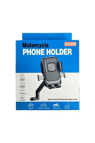 Motosiklet Telefon Tutucu Ayna Bağlantılı Çok Renkli