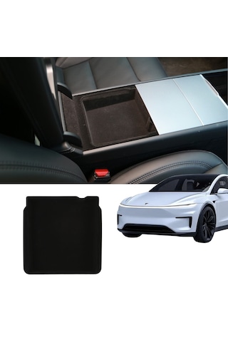 Tesla Juniper Konsol İçi Düzenleyici Kaymaz Yüzey Kumaş Kaplamalı Siyah