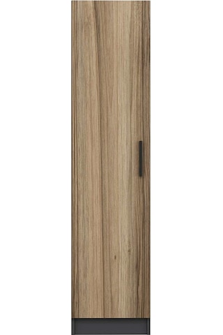 Minar Kale 1 Kapaklı Raflı Dolap Antrasit - Dore 210cm