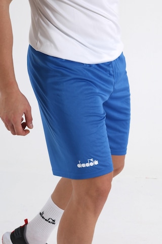 Diadora Düz Antrenman Şortu Sax Mavi