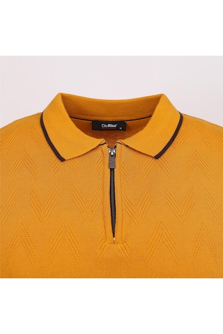 Dio Rise Erkek Şardonsuz Uzun Kol İnce Polo Yaka Kazak - 189009 - Koyu Mango Koyu Mango
