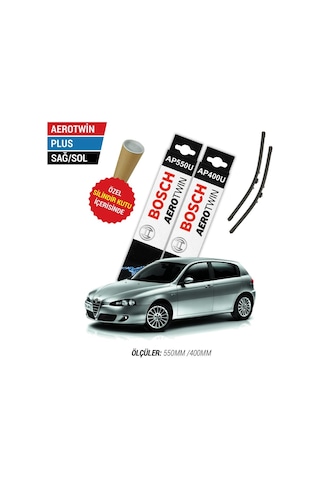 Bosch Aerotwin Plus Alfa Romeo 147 Silecek Takımı (2005-2009)