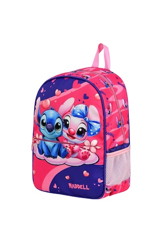 Waddell Lisanslı Stiç Koala Baskılı Desenli Mor-pembe Anaokul Kreş Sırt Çantası Renk