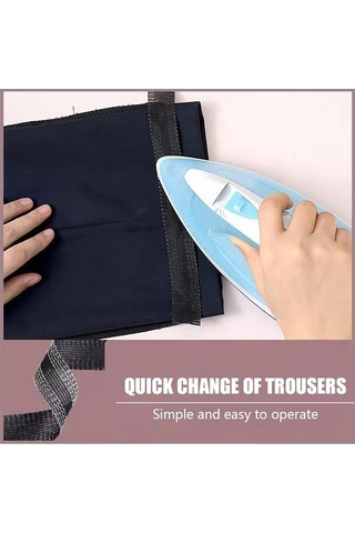 Pazly Grey Self-adhesive Fabric Patch For Pants - Quick Hem Fix Solution